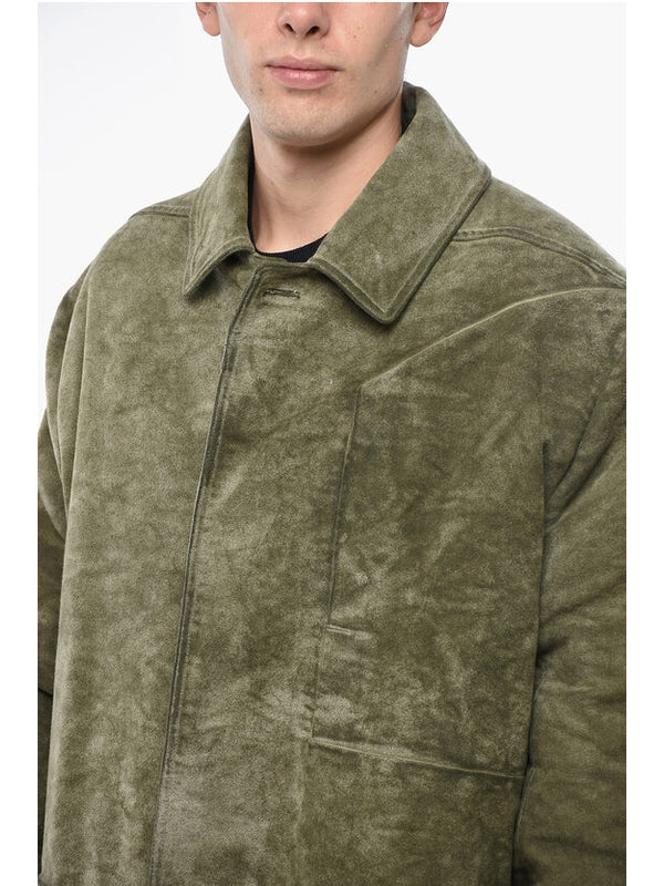 Rick Owens Green Coats
