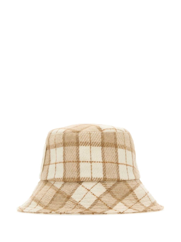 Clarion Check Bucket Hat