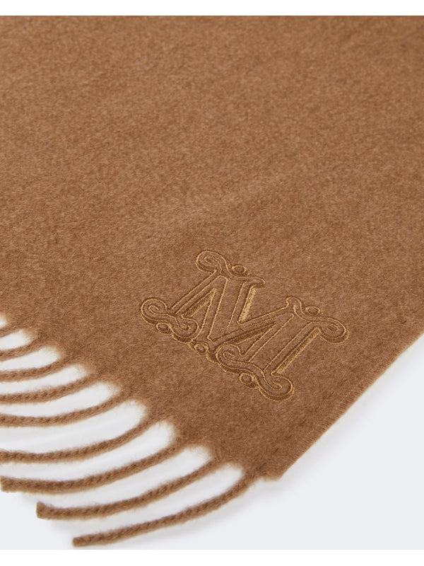 Max Mara Brown Wool Mufflers