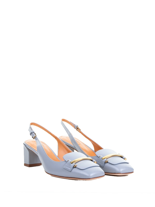 Tod'S Grey Sandal Heels