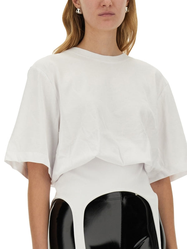 T-SHIRT WITH SUSPENDERS Shirts & Blouses