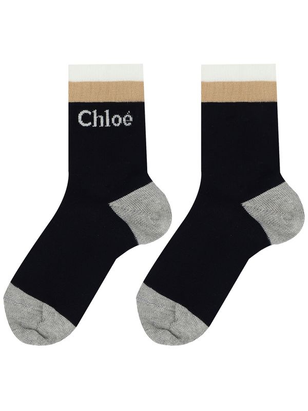 Logo Jacquard Socks