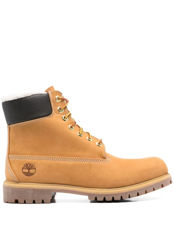 Timberland Beige Lace-Up Boots