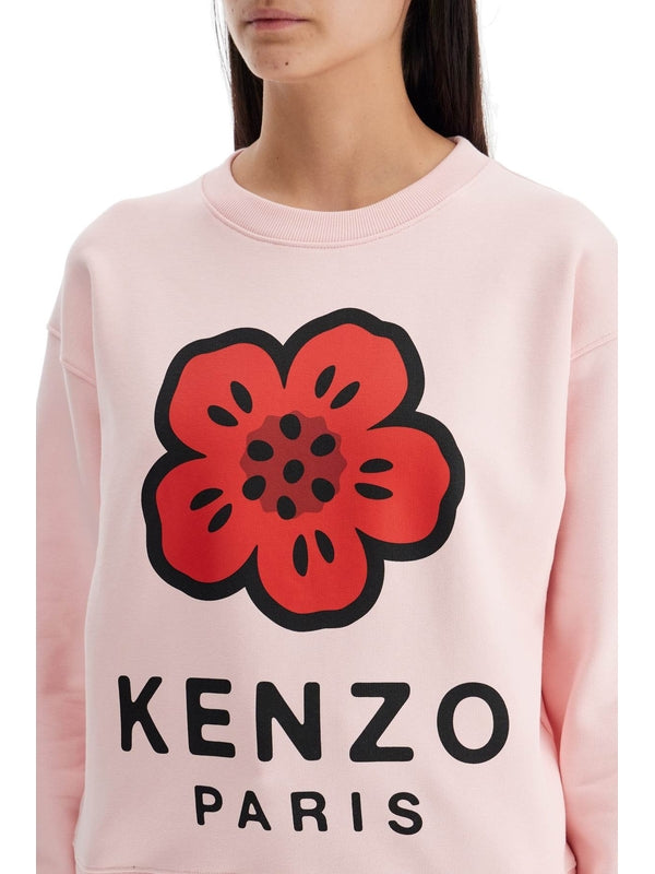 Bokeh Flower Printing Sweatshirt