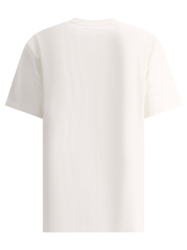 White Cotton Short Sleeve T-Shirt