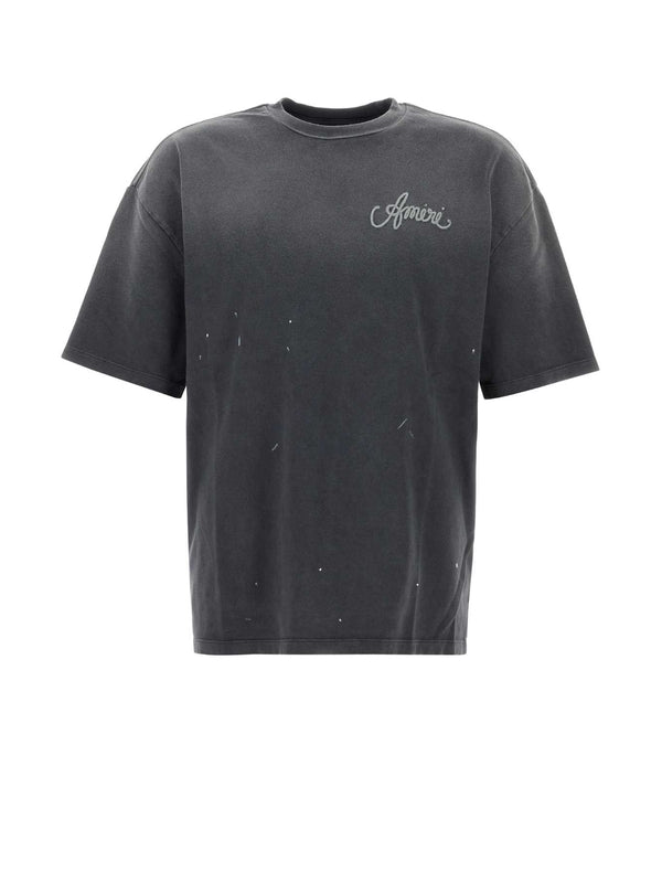 Amiri Black Half Sleeve