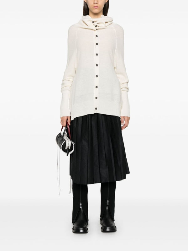 Yohji Yamamoto White Cardigan