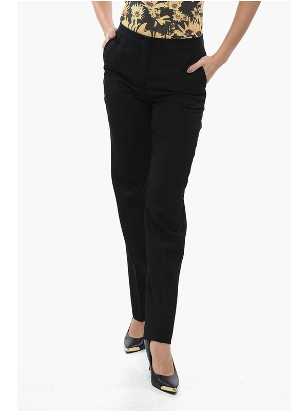 Black Wool Tailored Pants