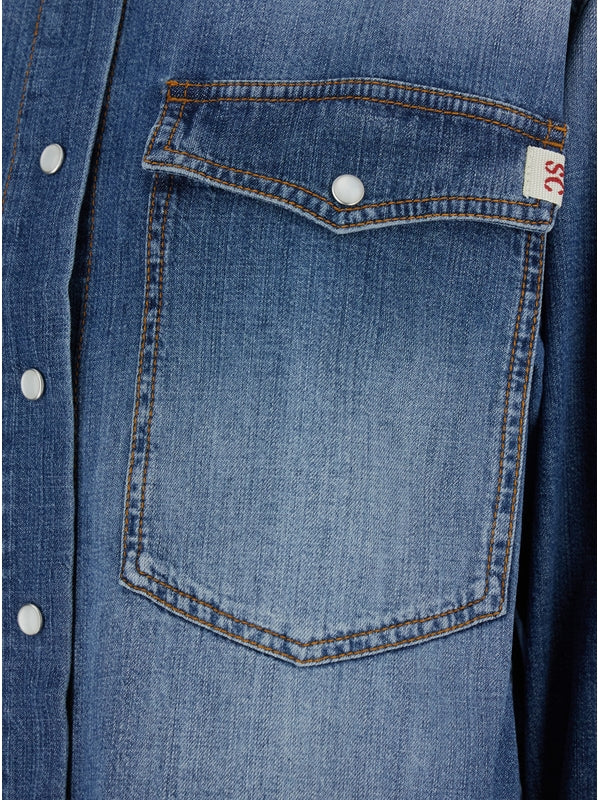 Semicouture Blue Shirts & Blouses