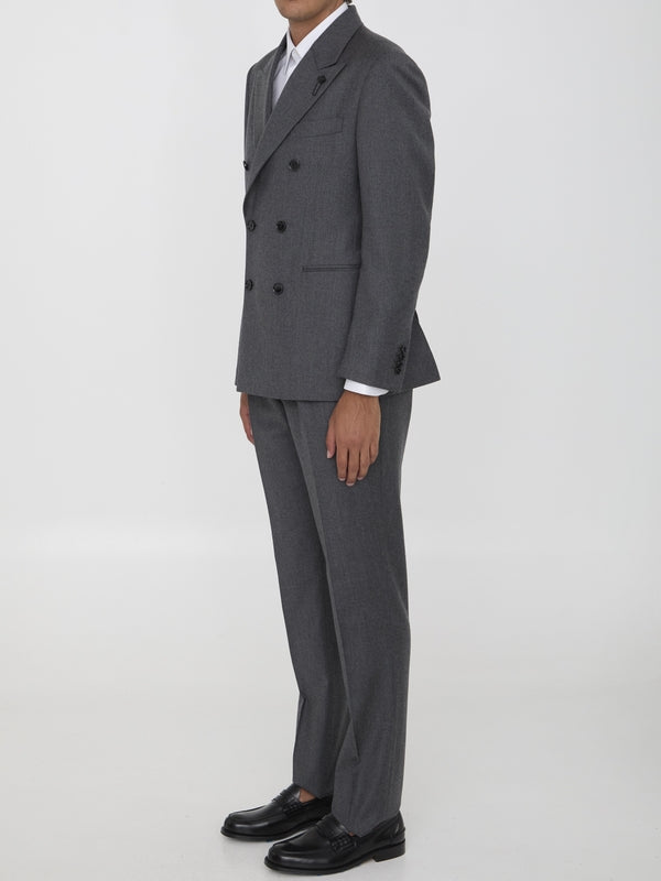 Boutonniere Wool Suit Set - Jente