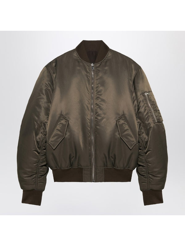 Back Embroidered Logo Bomber