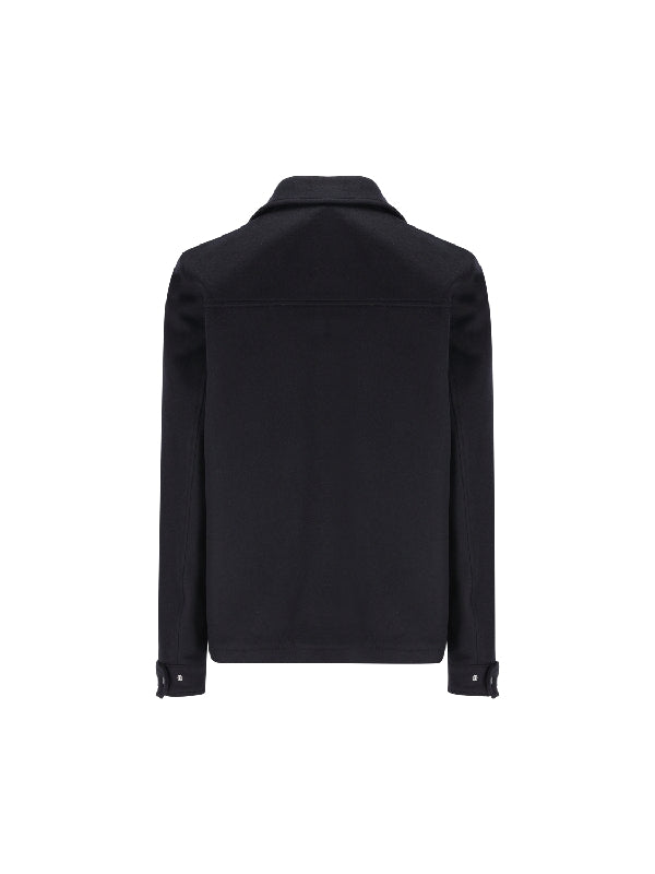 Wool Cashmere Shirt Jacket