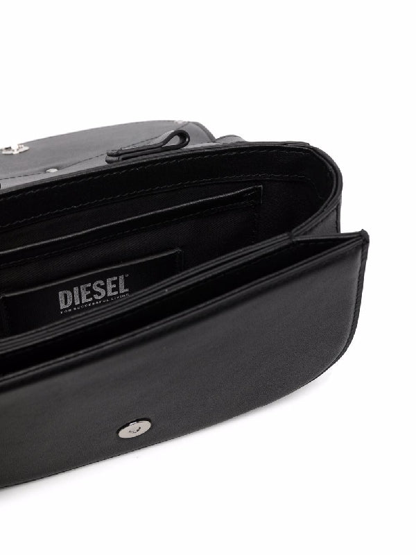 DIESEL - 1dr Logo-Embellished Leather
  Shoulder Bag - Jente