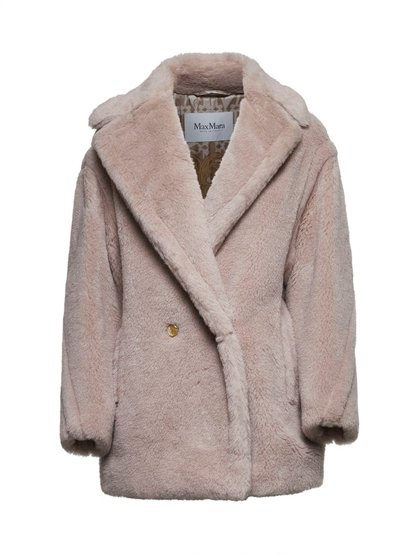 Cuba Beige Alpaca Wool Shearling Jacket