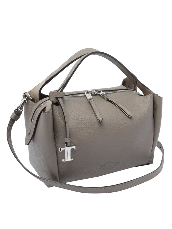 Tod'S Grey Tote Bags