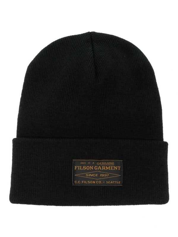 Filson Black Beanie