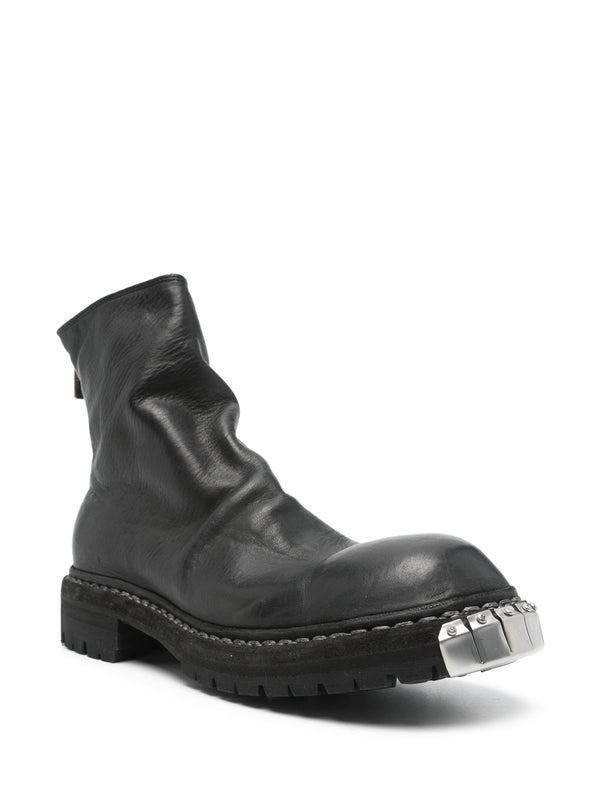 Gr06v Leather Ankle Boots