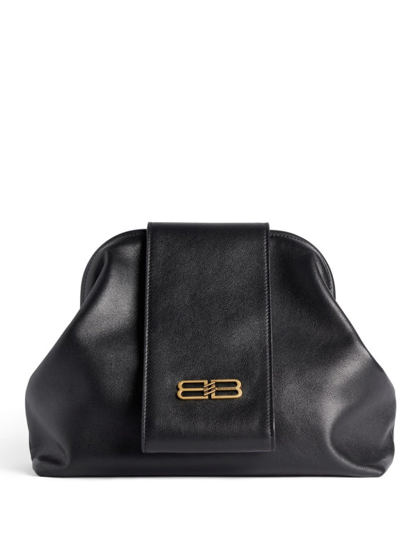 Balenciaga Handsfree Medium Black Clutch Bag