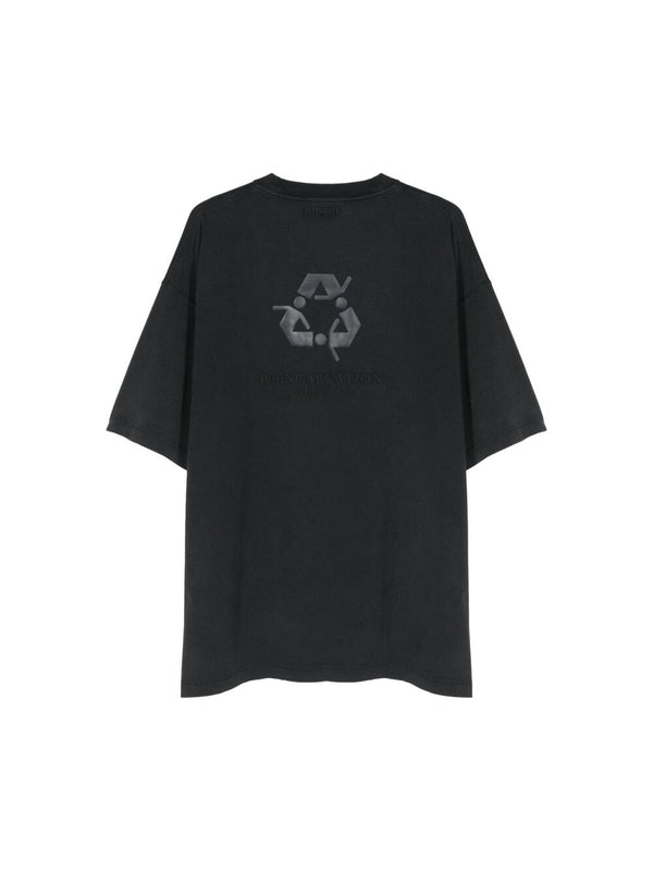 Back Printing Embroidery Crewneck T-Shirt