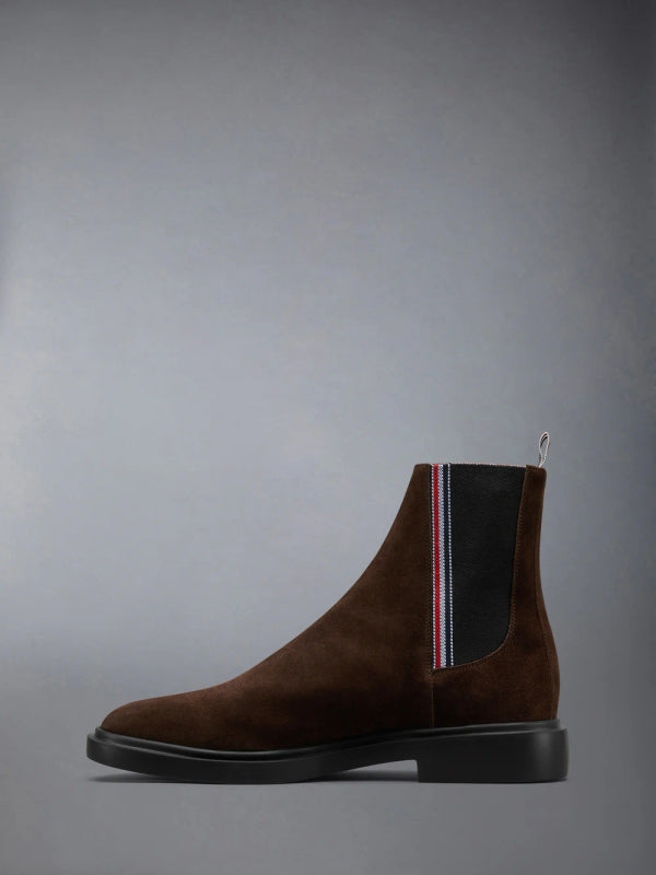 Thom Browne Brown Chelsea Boots