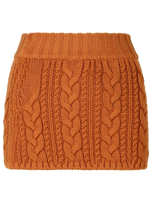 Hues Crochet Wool Mini Skirt - Jente