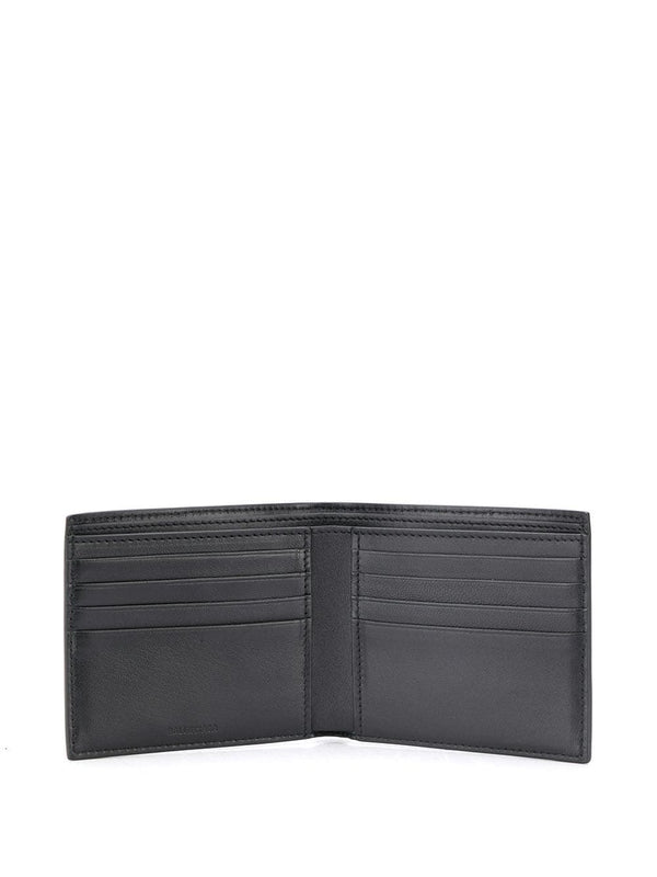 Cash Logo Printed Bi-fold Wallet