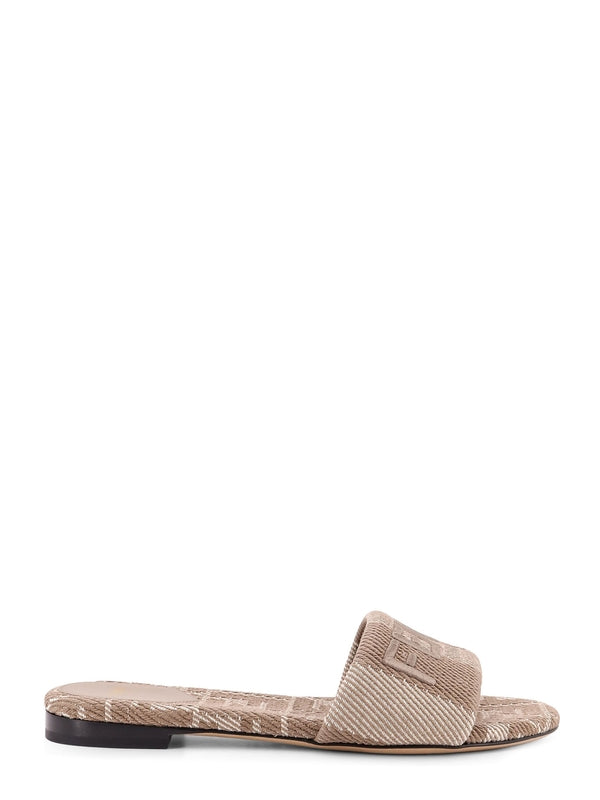 Sunshine Logo Denim Effect Slides