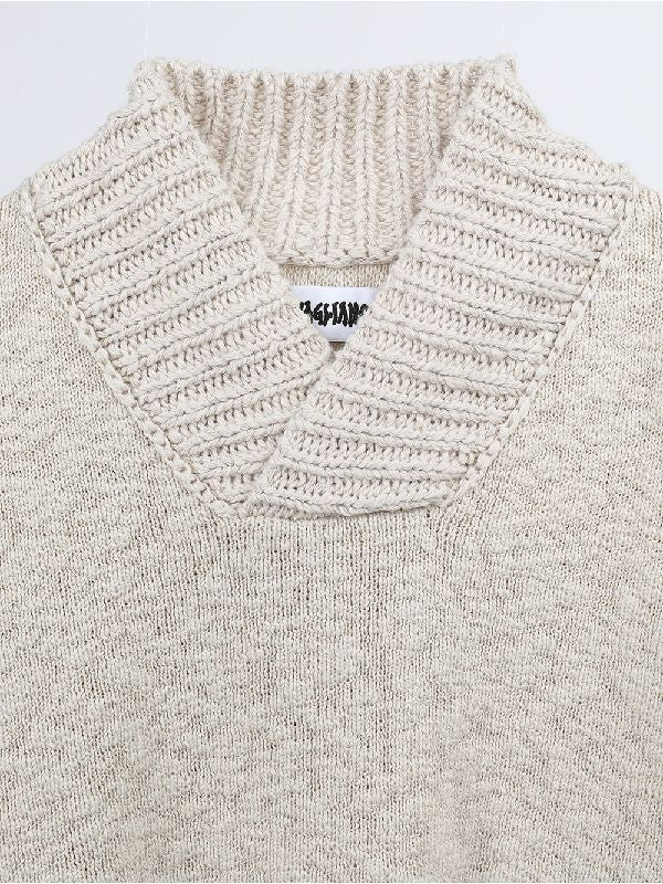 Pocket Detail V-neck Sweater