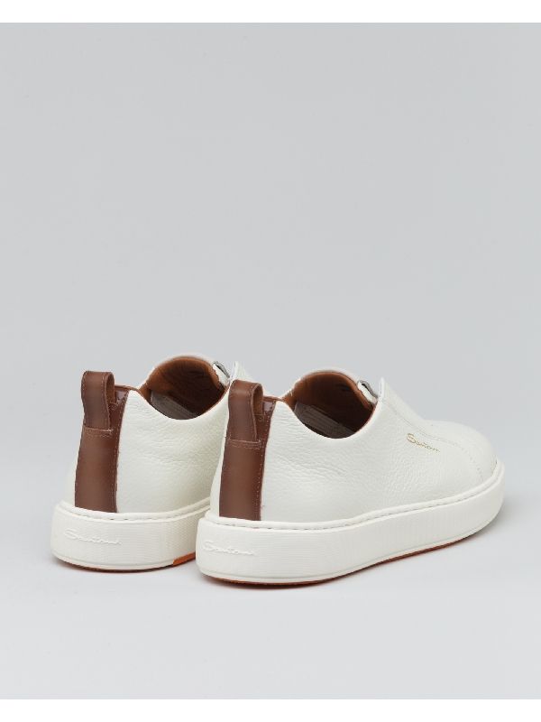 Logo Leather Lowtop Sneakers