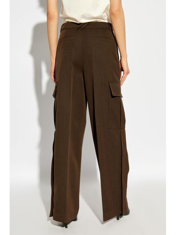 Wool Cargo Pocket Pants