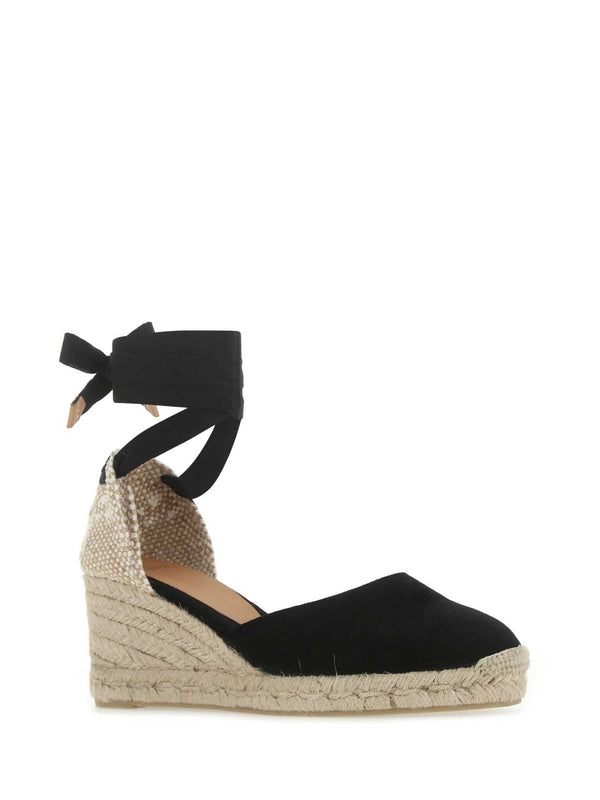 Castañer Black Espadrille Sandals