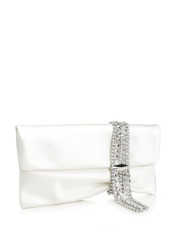 Zandra Satin Clutch Bag