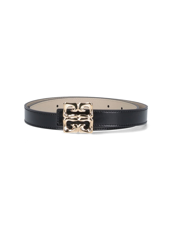 4g Buckle Leather Belt