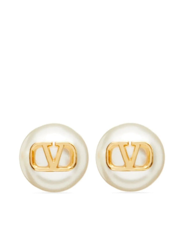 Valentino White Earrings