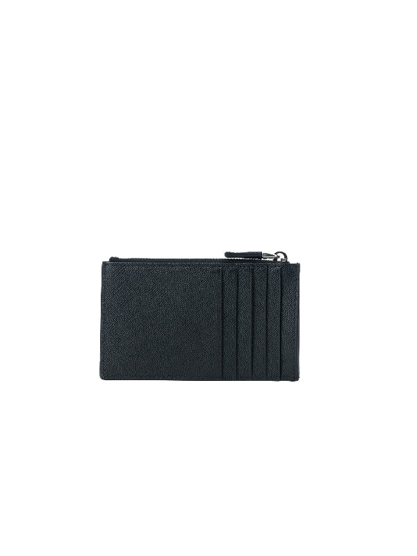 Triangle Logo Saffiano Card
  Wallet