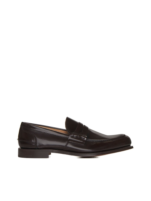 Black Calfskin Loafers