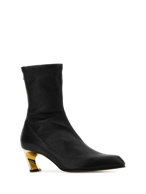 Armadillo Leather Ankle Boots