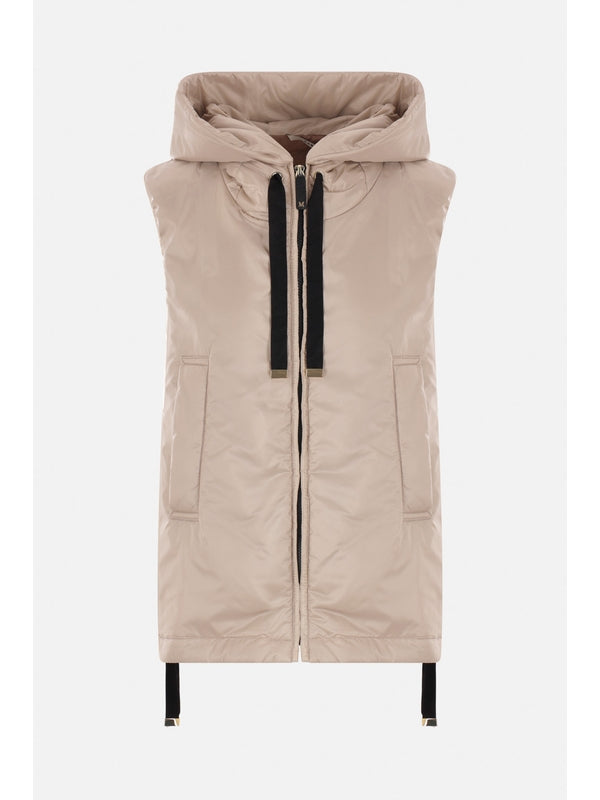 Drawstring Hooded Vest