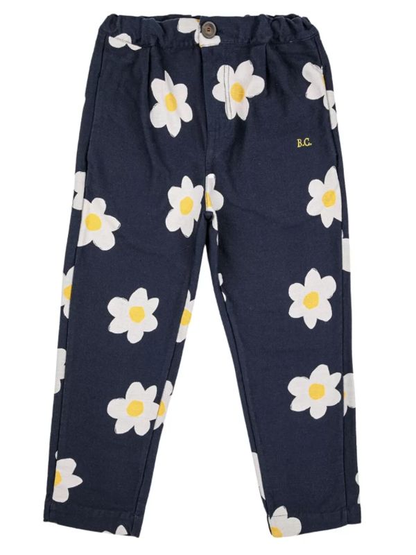 Flower Detail Banded Pants