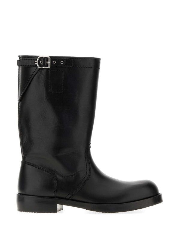 Dries Van Noten Black Middle Boots