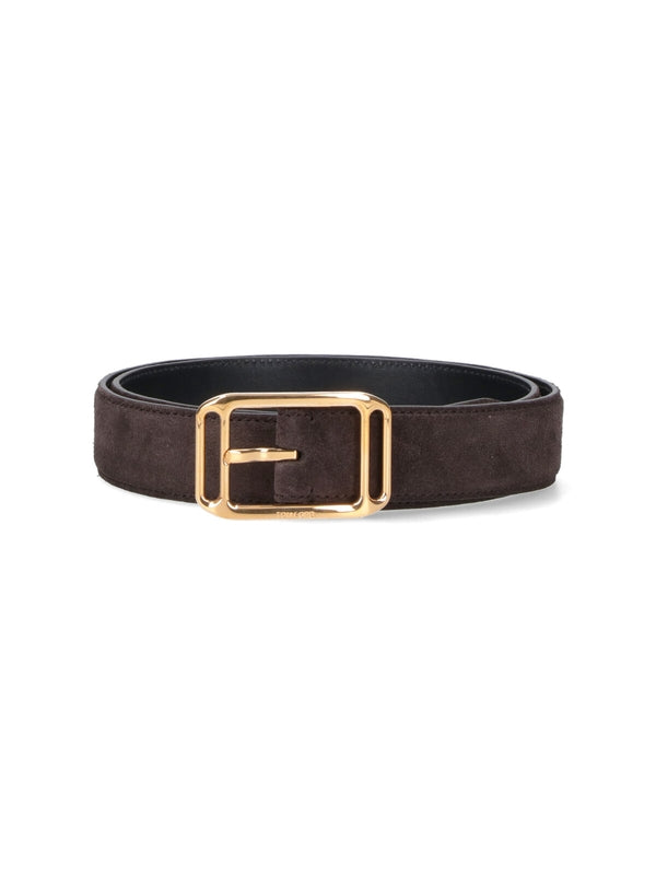 Tom Ford Brown Leather Belts