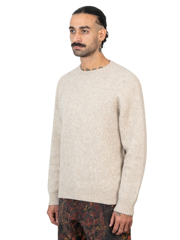 Beige Cotton Alpaca Knit