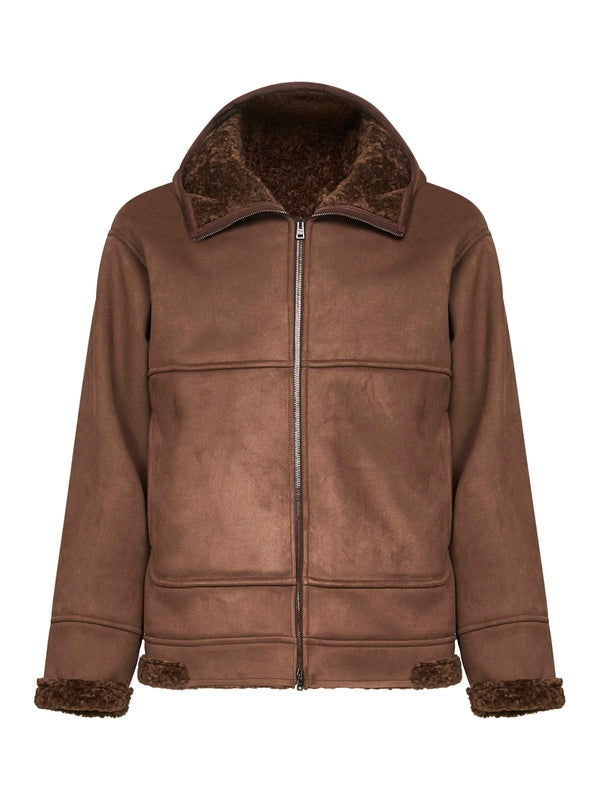 Herno Brown Fur & Shearling
