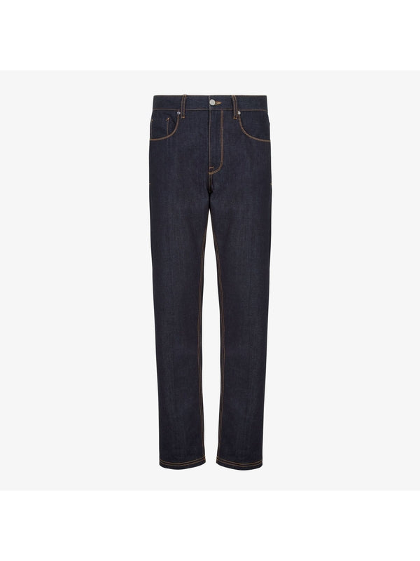 Straight Denim Pants