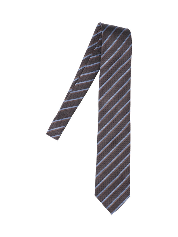 Z Zegna Brown Neck Ties