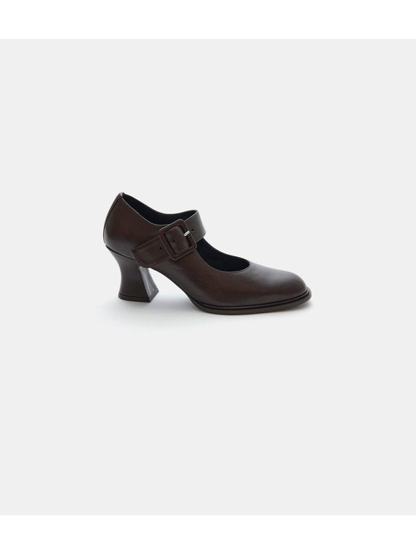 Paloma-Wool Brown Pumps Heels