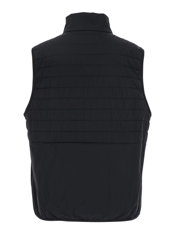 Logo Patch High Neck Reversible Vest