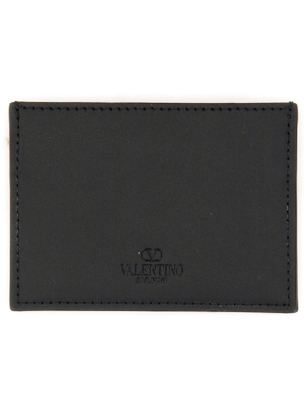 Vltm Leather Card Wallet