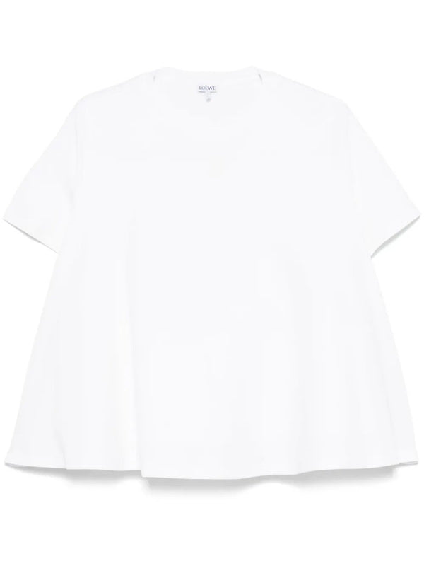 Trapeze Cotton Short-Sleeve Shirt