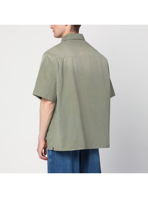 Anagram Embroidered Short-Sleeve Shirt